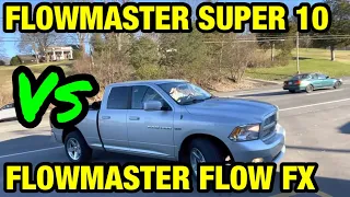 RAM 1500 5.7L HEMI V8: FLOWMASTER SUPER 10 Vs FLOWMSTER FLOW FX!