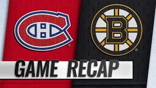 Price, Canadiens shut out Bruins in 3-0 win