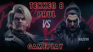 Tekken 8 - Paul Gameplay (Fight Scene)