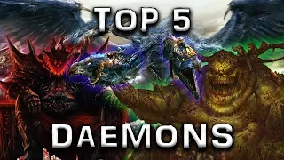 Top 5 Most Powerful Daemons | Warhammer 40k Lore