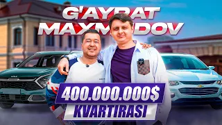 Gayrat Maxmudov 400. 000 000 Mln kvartitasi va oyiga 10.000$ topishi!