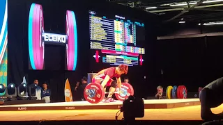 IWF Anaheim 2017 Van Vinh Trinh Snatch 134 kg Men 62 kg