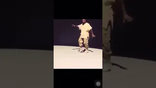 Ye dancing to Bad Habit by #stevelacy