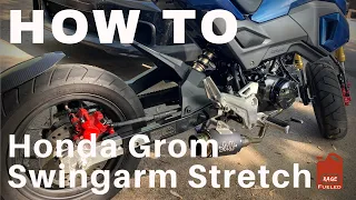 How To - Honda Grom Swingarm Extension