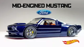 MID ENGINED 65 FORD MUSTANG FASTBACK HOT WHEELS RESTOMOD