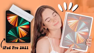 UNBOXING M1 IPAD PRO 2021 + Setup & What's on my Ipad ! (deutsch)