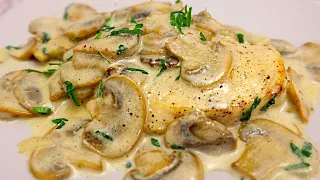 Chicken Breast with Mushrooms in a Creamy Sauce # 105