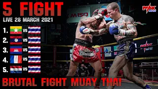 MAX MUAY THAI - FIGHT สุดโหด! รวมสุดยอด Highlight - LIVE 28/03/2021
