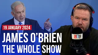 Netanyahu wants Israel to be from the river to the sea | James O'Brien - The Whole Show