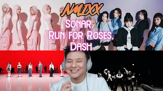 Best yet? | Reaction NMIXX - "Soñar", "Run for Roses" & "Dash" MV, Dance Practice, Live