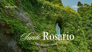 SANTO ROSARIO da Lourdes - misteri gaudiosi - 06/05/2024