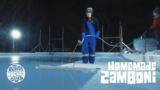 HOMEMADE ZAMBONI - DIY Backyard Ice Resurfacer [Roblin Manitoba]