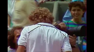 French Open 1982 Final - Mats Wilander v Guillermo Vilas (part 1)