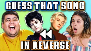 GUESS THAT SONG IN REVERSE CHALLENGE | 90's Songs