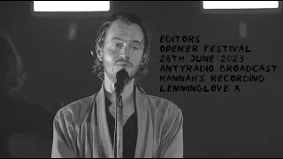 Editors - Open'er Festival 28th June 2023 - Antyradio Broadcast, Hannah's Recording