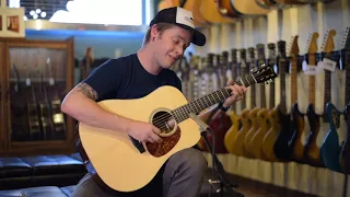 Billy Strings at Carter Vintage with Thompson Dreadnought