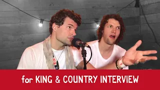 We interviewed for KING & COUNTRY in an old prison cell... 😳