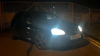 VW Golf MK5 Headlight LED White Bulb Upgrade! (H7 6000K)