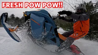 EPIC Early Season Michigan Snowmobiling 2023 Skidoo summit 850 Polaris rmk arctic cat riot