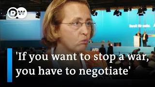 AfD's Beatrix von Storch: Delivering weapons to Ukraine does not support peace | DW News