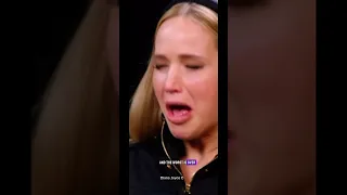 Cutest and Funny Facial Expression of Jennifer Lawrence while eating hot sauce in the world