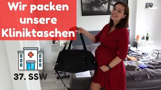 Wir packen unsere Kliniktaschen! 👜 I SSW 37 🤰🏻