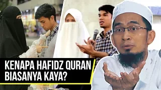 Kenapa Penghafal Al-Qur'an Mudah Rezekinya? - Ustadz Adi Hidayat LC MA