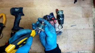 How to disassemble and fix Bosch GSR 18V Li armature commutator