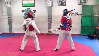 Omprakash🔵V/S Rishabh 🔴fight training