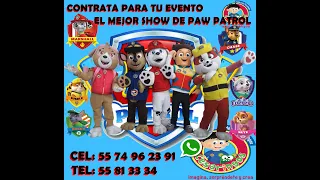 Show infantil de paw patrol cesaringos