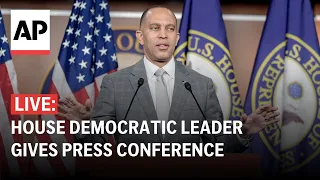 LIVE: House Democratic leader Hakeem Jeffries gives press conference