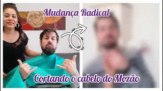 MUDANÇA RADICAL,CORTEI O CABELO DELE,SERÁ QUE ELE GOSTOU ??