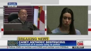 CNN: Casey Anthony sentenced for lying to police