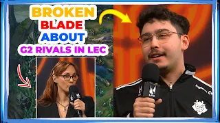 G2 BrokenBlade About G2 Main RIVALS in LEC 🤔