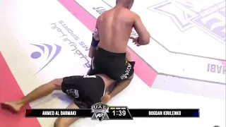 Stupid MMA Fighter refuse to release opponent and won't stop chocking him