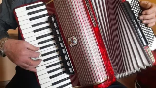 Vintage Weltmeister Gigantilli III Accordion 96 Bass Akkordeon Fisarmonica + Case (2)