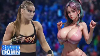 WWE Full Match - Rounda Rousey Vs. Alexa Taker : SmackDown Live Full Match