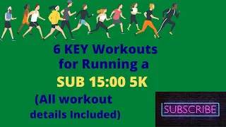 How to run a Faster 5k (SUB 15:00) || 6 KEY Workouts
