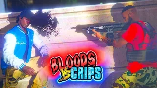 BLOODS VS CRIPS GANG WAR "THEFT" (GTA 5 RP)