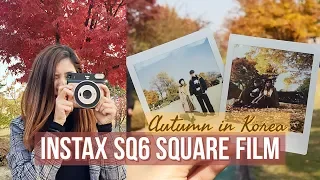 How i take photos with Instax Square SQ6 + Autumn in Korea Vlog