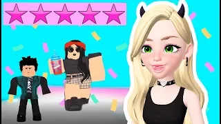 24 ЧАСА В ЧЁРНОМ ЦВЕТЕ МОДА -  челендж в роблокс - Fashion Famous Roblox