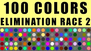 100 Colors Elimination Marble Race 2 in Algodoo  Marble Race King