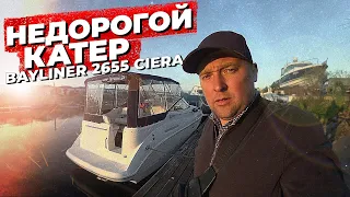 Помогли купить НЕДОРОГОЙ катер для прогулок. BAYLINER 265 Ciera. VLOG #2