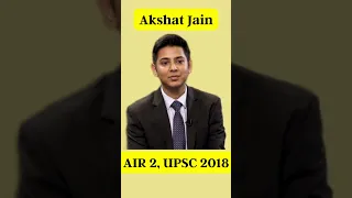 Akshat Jain- How to Prepare for UPSC CSE? #akshatjain #upsctoppersinterview #upscstrategy