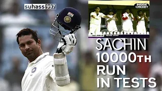 India vs Pakistan Eden Gardens - Sachin gets his 10,000th test run(Rare)
