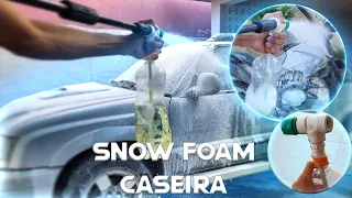 COMO FAZER UMA SNOW FOAM CASEIRA