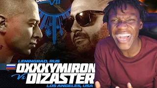 OXXXYMIRON VS DIZASTER | FULL RAP BATTLE |HIS PUNCHLINES ARE CRAZY| REACTION