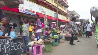 INSIDE AFRICA STREET MARKET GHANA ACCRA MAKOLA