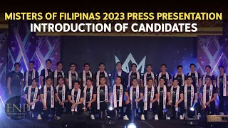 Misters of Filipinas 2023 Candidates Presented to the Media