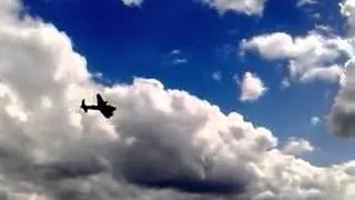 lancaster bomber flypast..raf cosford 2013